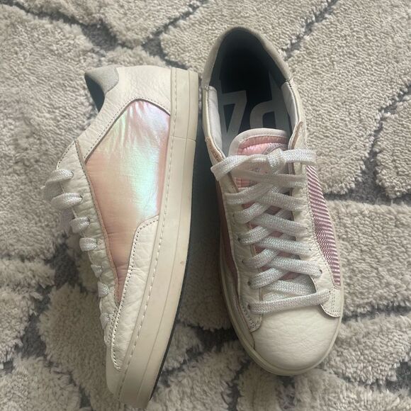 Women's Pink Metallic P448 Sneaker - Picture 5 of 8